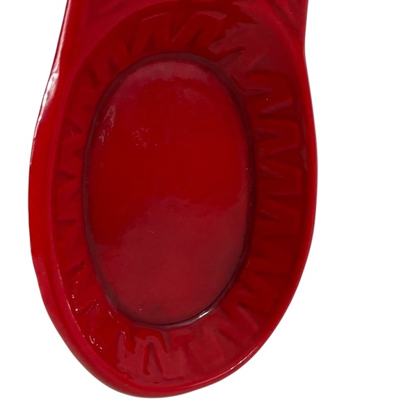 Home Basics Cast Iron Red Rooster Spoon Rest – Farmhouse Kitchen Decor 2011 - Picture 6 of 8